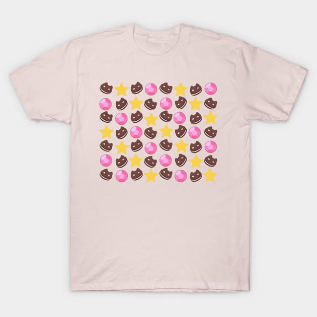 Steven Universe pattern T-Shirt by valentinahramov